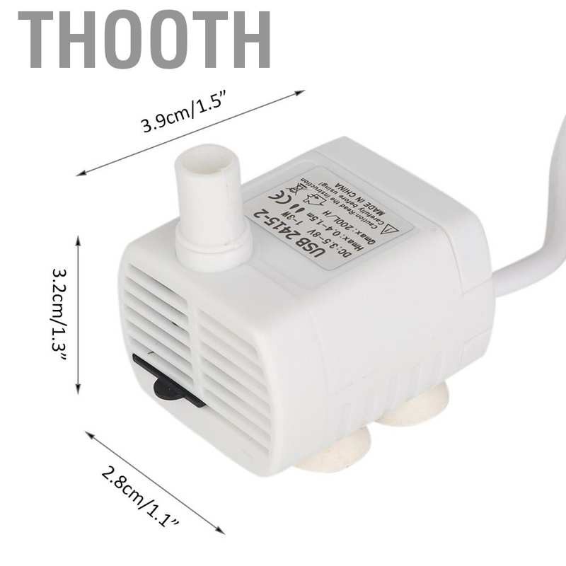 Máy bơm nước mini cổng USB chất lượng cao cho bể cá