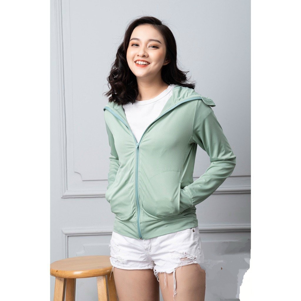 Áo Chống Nắng Nữ Kiểu Dáng lv Thông Hơi Dạng Cuộn Gọn Gàng Giá Rẻ