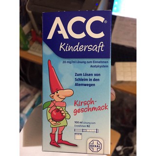 Siro ho ACC long đờm (100ml) (từ 2 tuổi) / PABURON S TỪ 3 THÁNG – 6 TUỔI 120ml