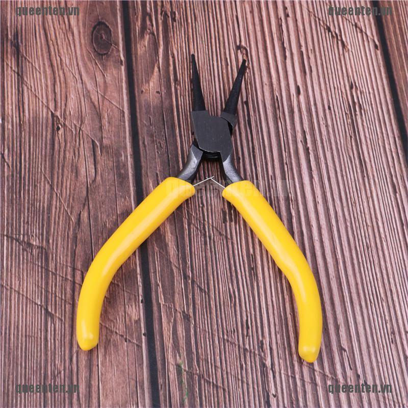 Kìm Mũi Tròn Mini Bằng Thép Carbon Làm Trang Sức Thủ Công