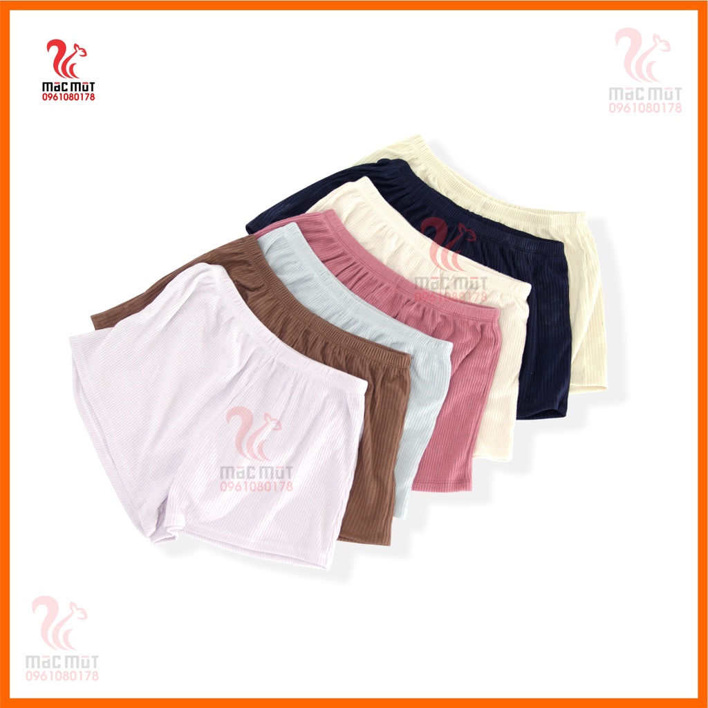 Quần short nữ thun cotton 100%, [Mã SP Q110] phù hợp làm quần đùi mặc nhà hoặc quần mặc trong váy. Thời trang Macmot