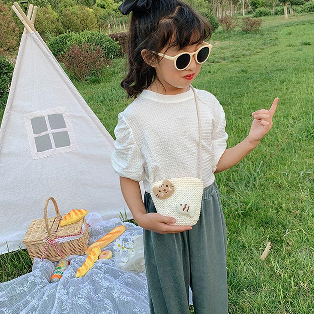 LILYES Ví Cói Hình Động Vật Hoạt Hình Phong Cách Bohemian Cho Bé