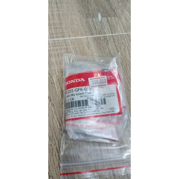 Bộ 4 ốc chụp &amp; Long đen đầu bò [ CHÍNH HÃNG ] lắp cho dream và wave honda các loại