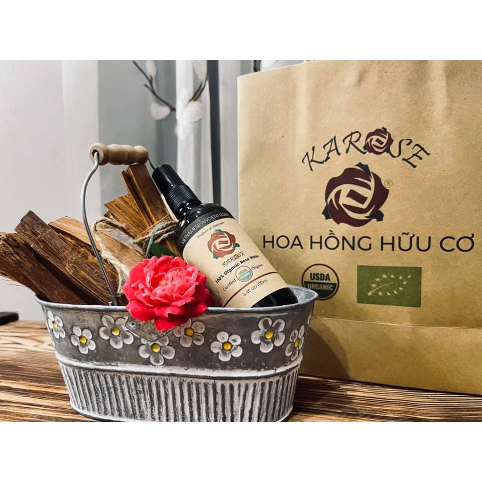 Nước hoa hồng hữu cơ Karose - 100ml