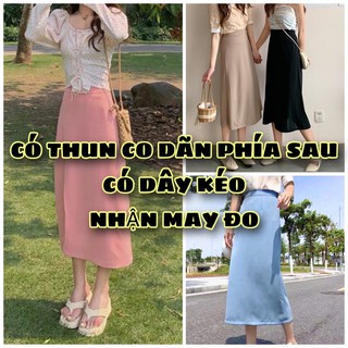 (CÓ SẴN-CÓ CLIP/ẢNH THẬT-NHẬN MAY ĐO) CHÂN VÁY MIDI CÓ SIZE