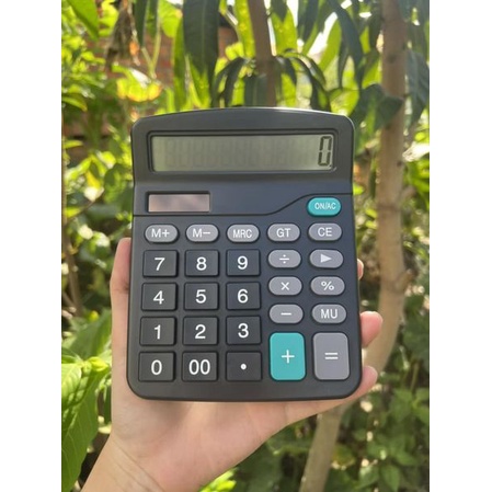 Máy Tính Để Bàn 12 Chữ Số Sử Dụng Năng Lượng Mặt Trời Nút Bấm Lớn (SP002307)