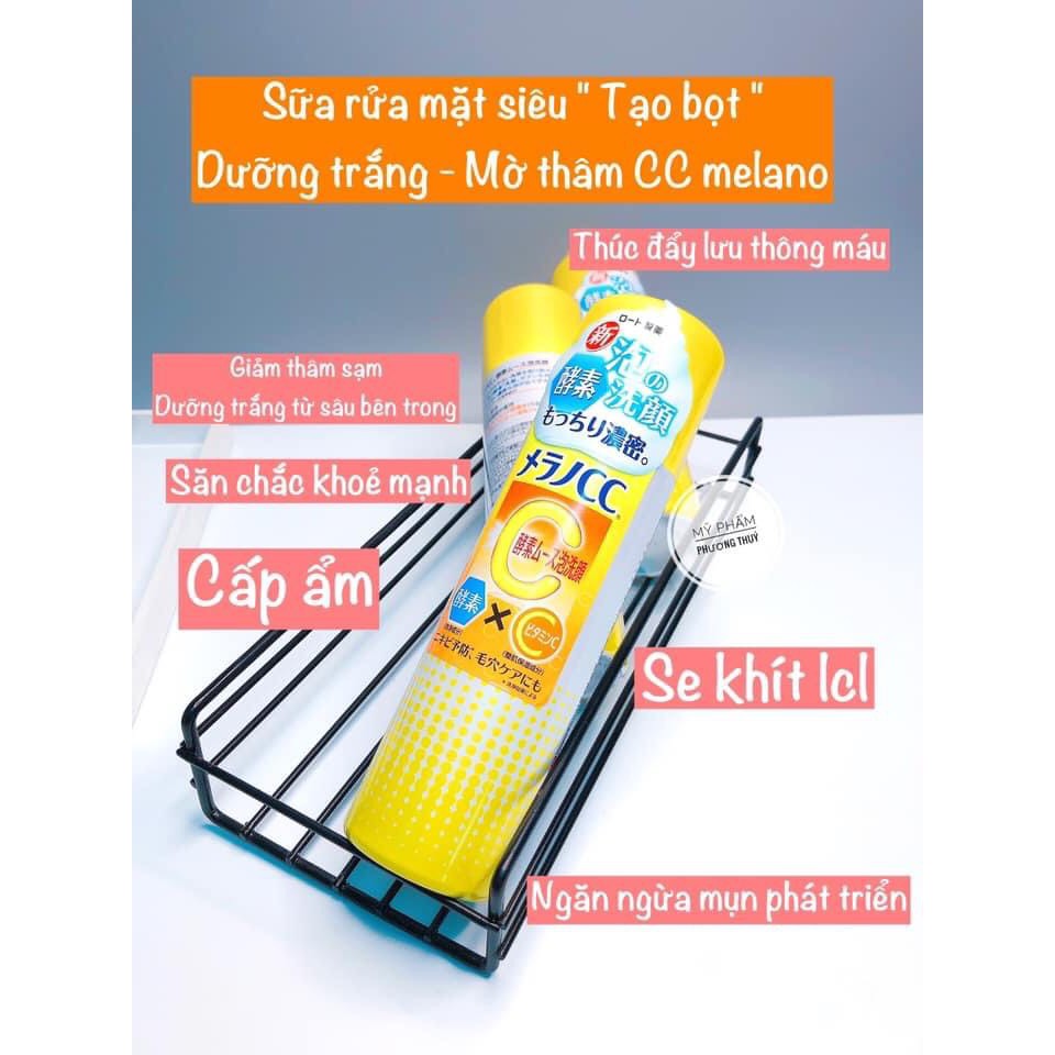 Sữa rửa mặt CC Melano Rohto