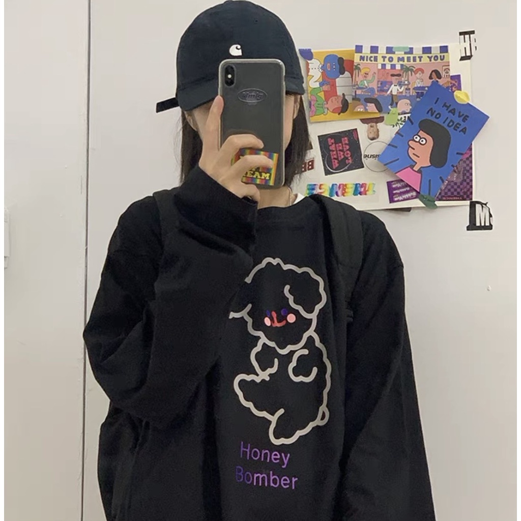 Áo thun tay dài form rộng NEKO.SG, Áo thun Streetwear Ulzzang SWT23