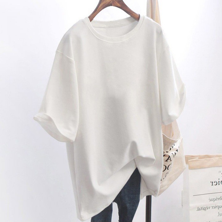 Áo thun trơn tay lở C147