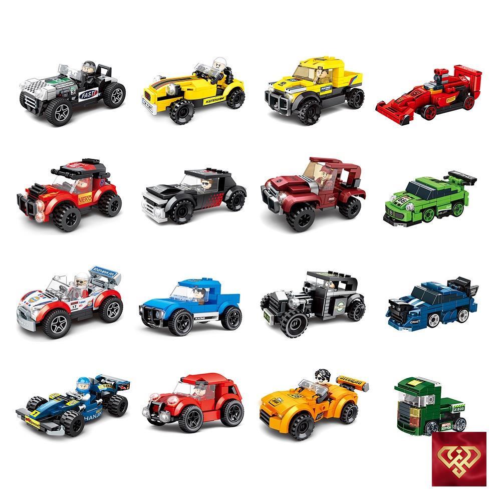Đồ chơi Lego lắp ráp hình ô tô xe đua thể thao địa hình thông minh bộ 1