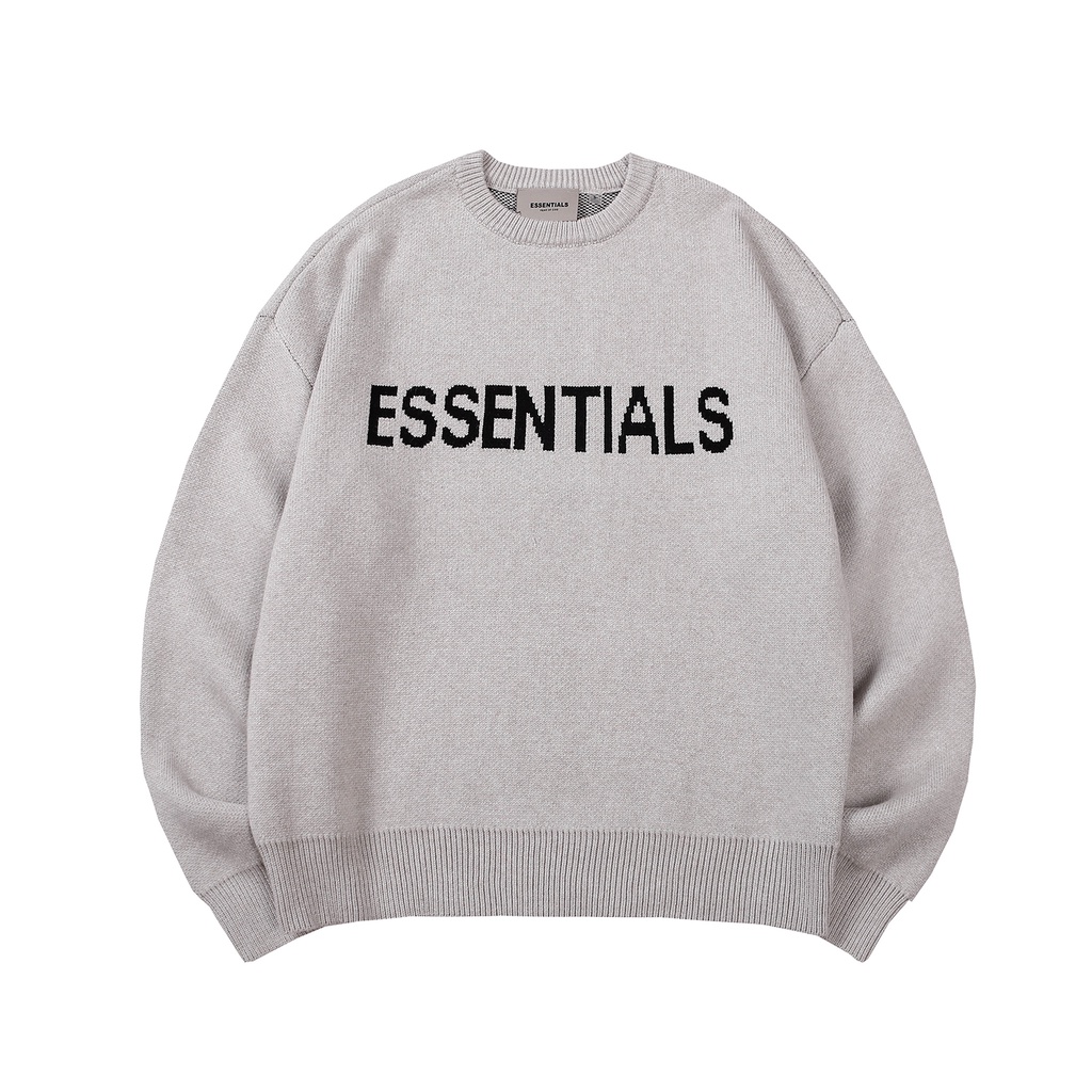 ❤❀  ❤ Áo Sweater Dệt Kim Tay Dài Cổ Tròn In Chữ Thời Trang Cho Nam Và Nữ