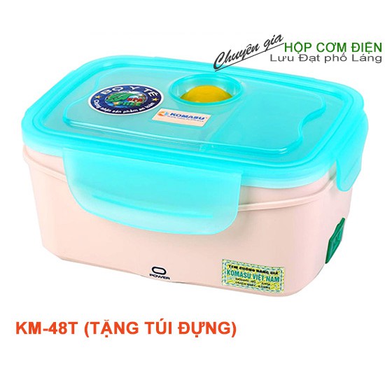 giá siêu rẻ Hộp cơm KOMASU cắm điện KM-48T (tặng túi) HC01