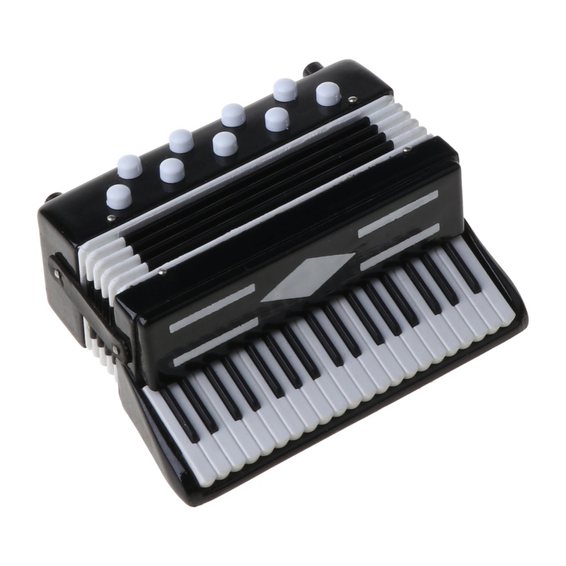 Nhạc Cụ Accordion Đồ Chơi Mini Tỷ Lệ 1 / 12 Cho Nhà Búp Bê