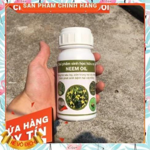 Dầu NEEM hữu cơ chuyên diệt bọ trĩ, nhện đỏ, rệp, sâu bọ ... 250ml