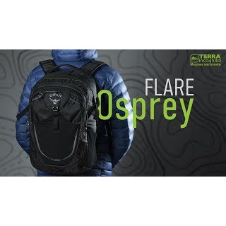 Balo laptop XỊN Balo Osprey Flare cao cấp ⚡️ [ HÀNG XUẤT DƯ ]  Màu đen duy nhất