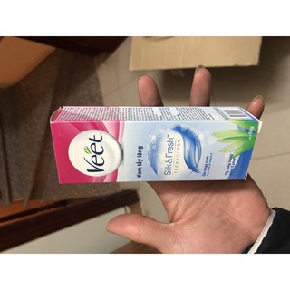 Kem Tẩy Lông Veet Silk & Fresh Tuýp 50g