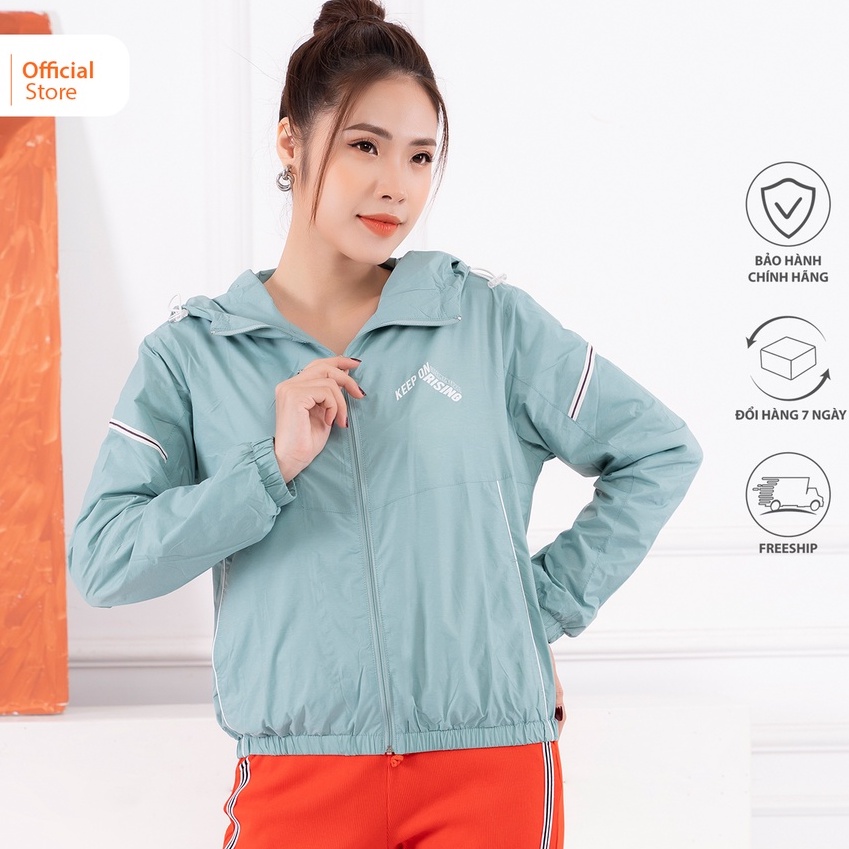 Áo khoác gió nữ lót lưới có mũ SUNFLY SS5599