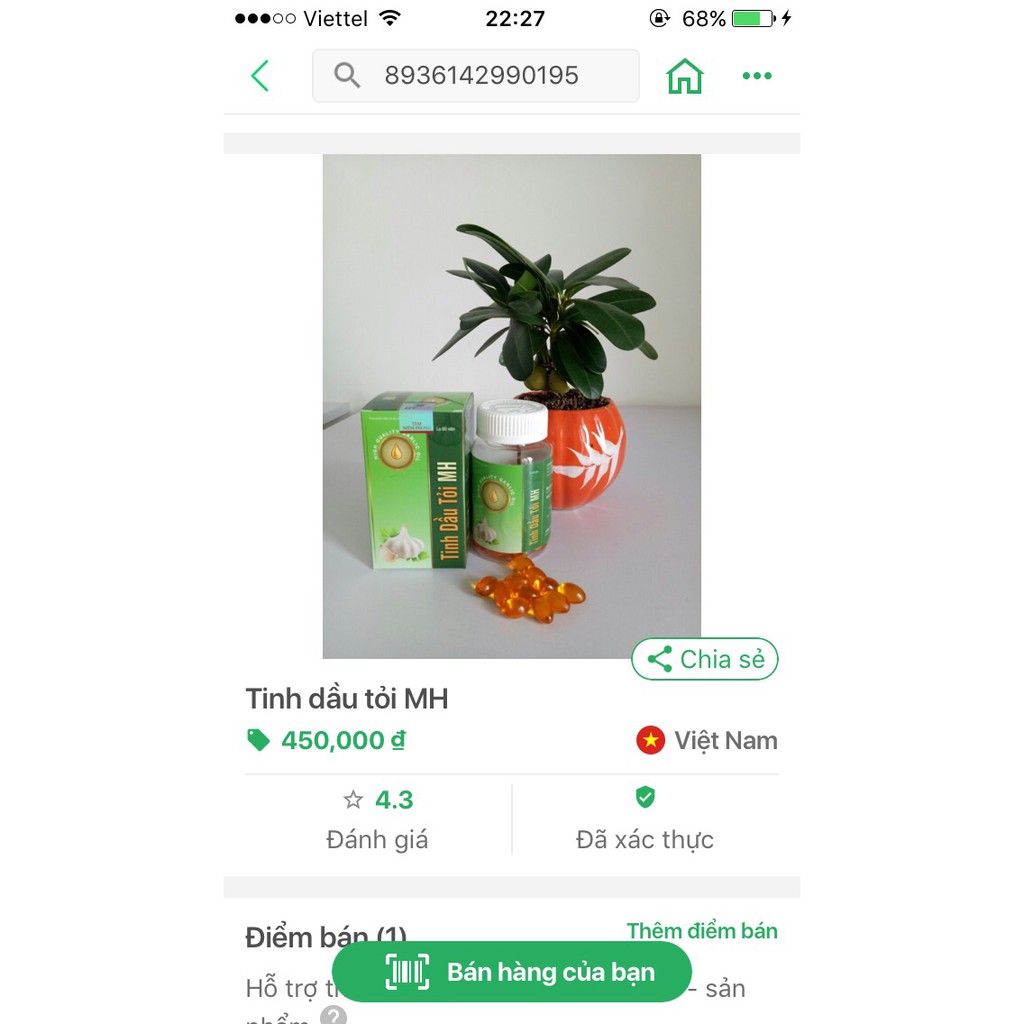 TINH DẦU TỎI MH | BigBuy360 - bigbuy360.vn
