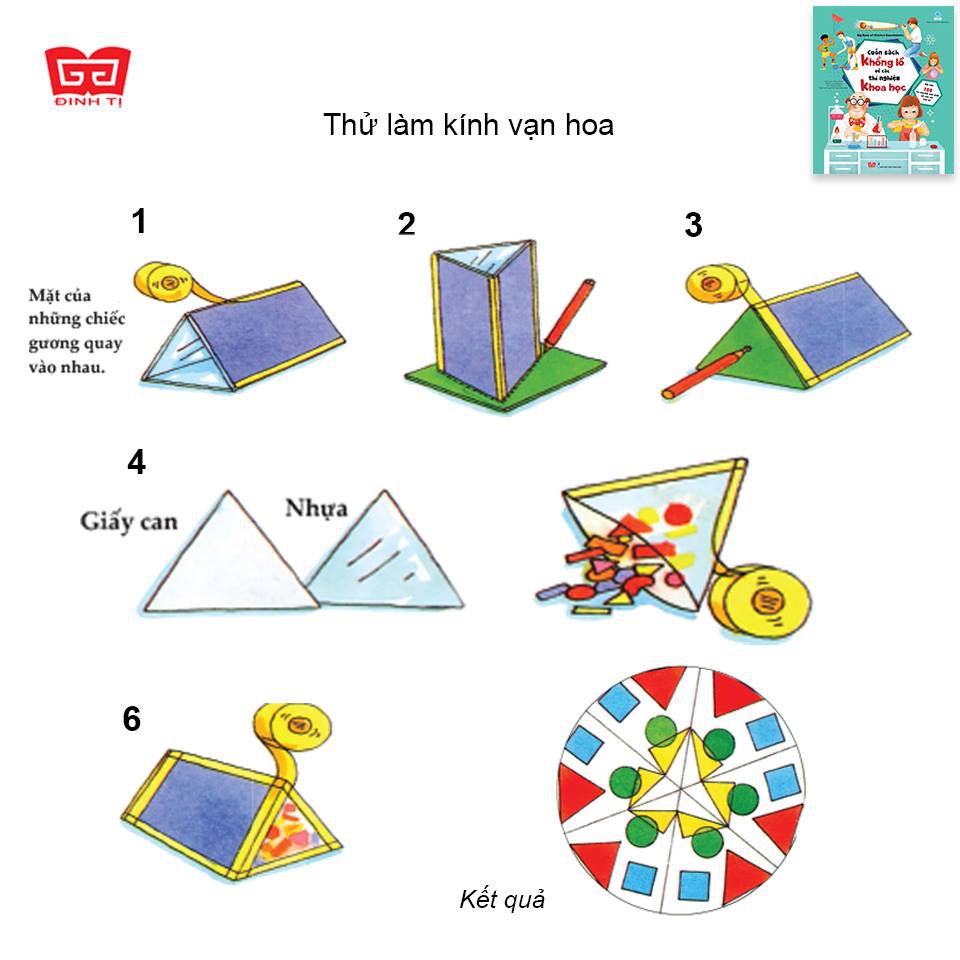 SÁCH - Cuốn sách khổng lồ về các thí nghiệm khoa học (Với hơn 100 thí nghiệm đơn giản và cực kỳ thú vị!)