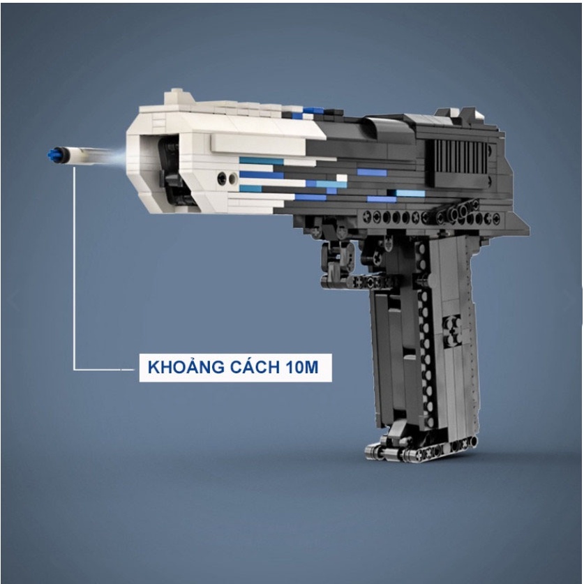Đồ Chơi Lắp Ráp Mô Hình Súng Lục DESERT EAGLE Black Ice 900+ Mảnh Ghép - Bản Thiết Kế Tiêu Chuẩn Của Kevin183