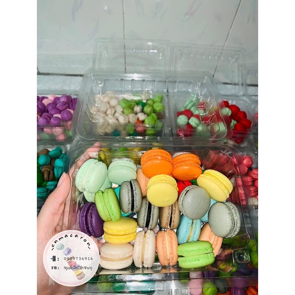 SET MACARON KÈM HỘP+TÚI