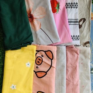 Vỏ gối ôm poly cotton giao ngẫu nhiên màu
