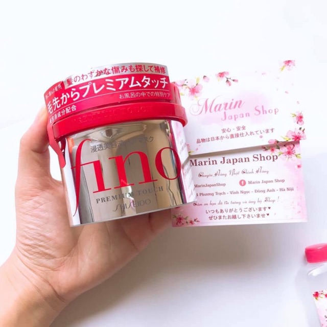 Kem ủ dưỡng tóc Fino hẵng Shiseido Nhật Bản