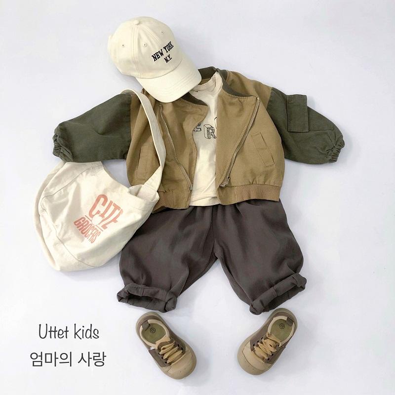 ÁO KHOÁC KAKI BOMBER PHONG CÁCH HÀN QUỐC DÀNH CHO BÉ GÁI VÀ BÉ TRAI 1530