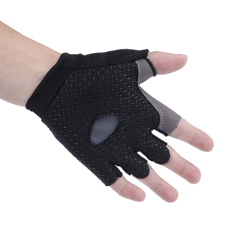 [LuckyToday] Women Men Sport Cycling Fitness GYM Workout Exercise Half Finger Gloves Bike