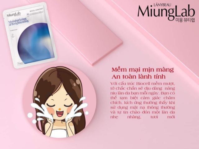Mặt Nạ Dưỡng Da Miung Lab  Cấp Nước,Dưỡng Ẩm  Sâu