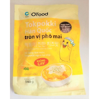 [Gói 140g – KHÔNG CAY] BÁNH GẠO VỊ PHÔ MAI Hàn Quốc O’Food [VN] MIWON Tokpokki Cheese