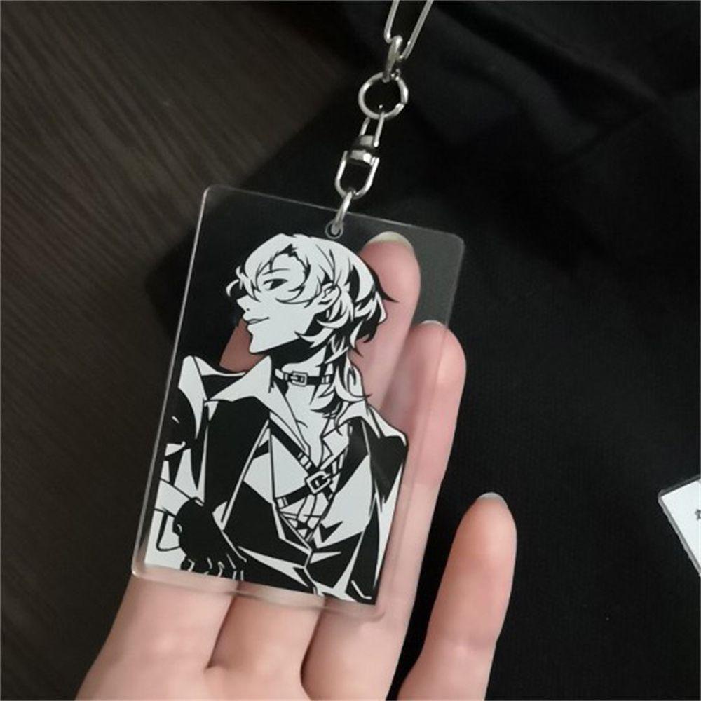 Móc Khóa Hình Chú Chó Hoạt Hình Lấp Lánh Bằng Acrylic