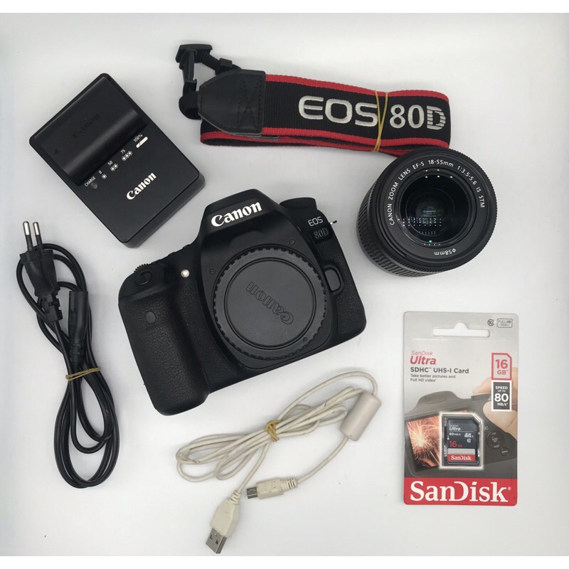Máy Ảnh Canon 80D Kèm Kit