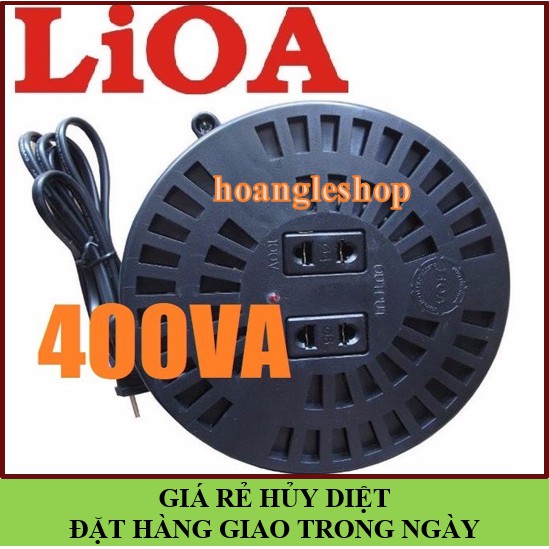 Biến áp lioa 400VA đổi nguồn điện 220v sang 100v, Biến áp tự ngẫu 400va DN004