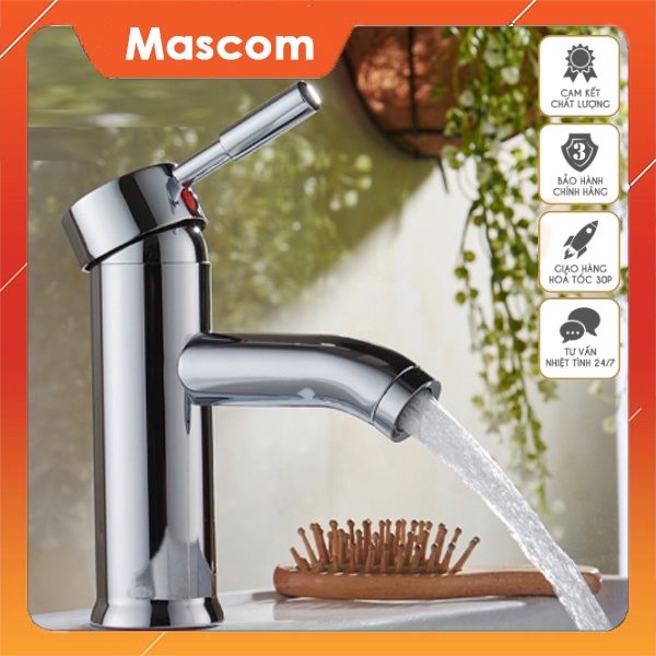 Vòi lavabo , Vòi chậu rửa mặt nóng lạnh 1 chân, hàng chính hãng bảo hành 6 - 12 tháng
