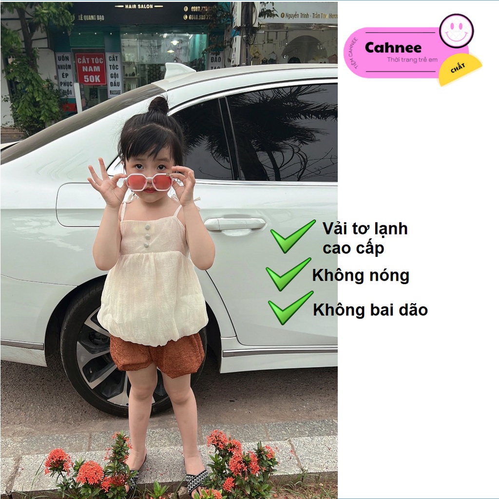 Áo boom cho bé gái 2 dây dây màu sắc xinh xắn