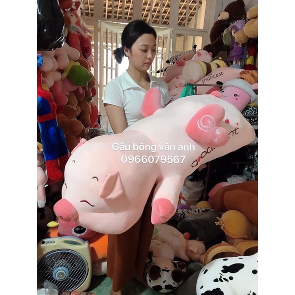 Gấu Bông Heo Goodnight, Heo Thiên Thần Cánh Tim - Hàng Loại 1