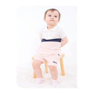BỘ ÁO POLO PHỐI MÀU CỘC TAY BU PONIE