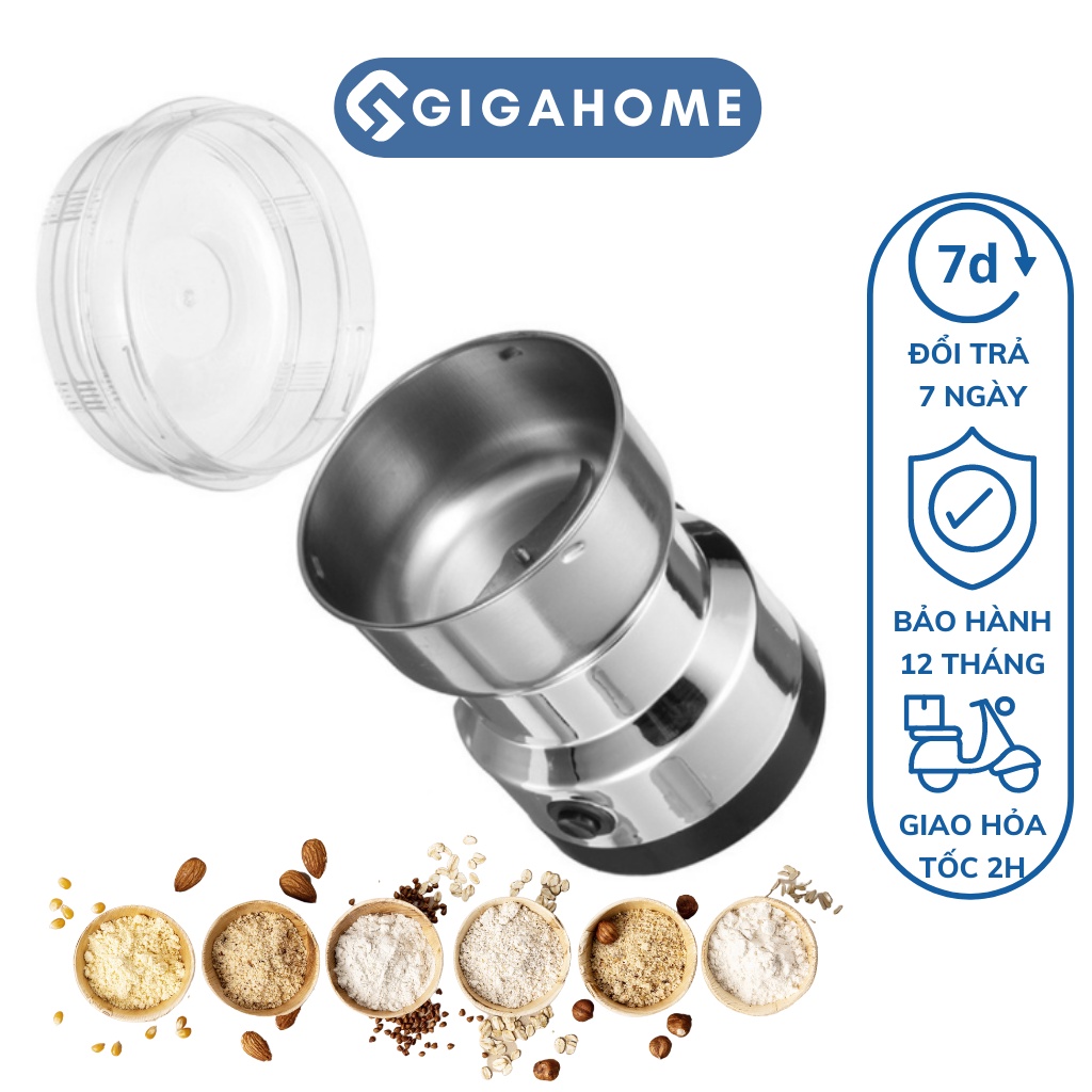 Máy Xay Cà Phê, Tiêu Ớt Hạt Khô Ngũ Cốc Đa Năng Mini Cầm Tay GIGAHOME 150W 6319