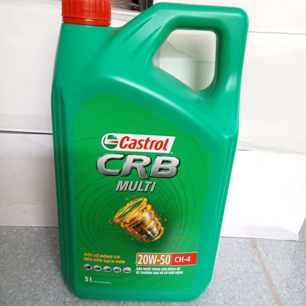 NHỚT CASTROL CRB MULTI CH4 20W50 5 lít HÀNG CHÍNH HÃNG