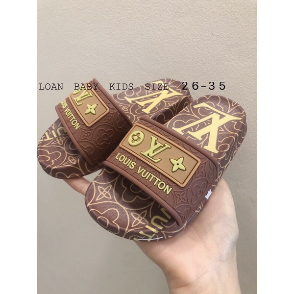 Dép lê L.V cho bé gái, bé trai hàng quảng châu loại 1
