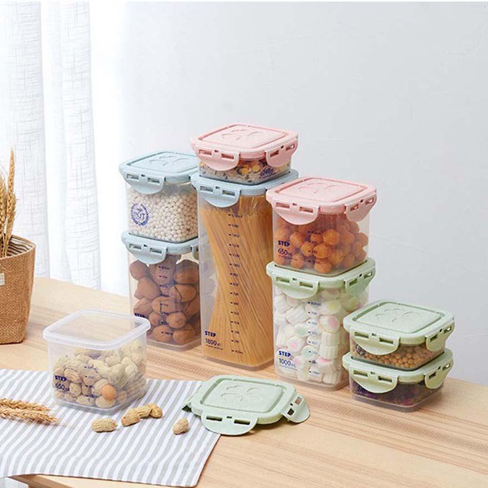 Hộp Đựng Thực Phẩm Bằng Nhựa Trong Suốt Có Nắp Đậy Tiện Dụng