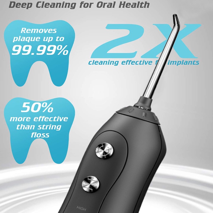 Máy tăm nước cầm tay nhãn hiệu Unifeel HF-6 CÔNG SUẤT 21W - CHÍNH HÃNG BẢO HÀNH 12 THÁNG