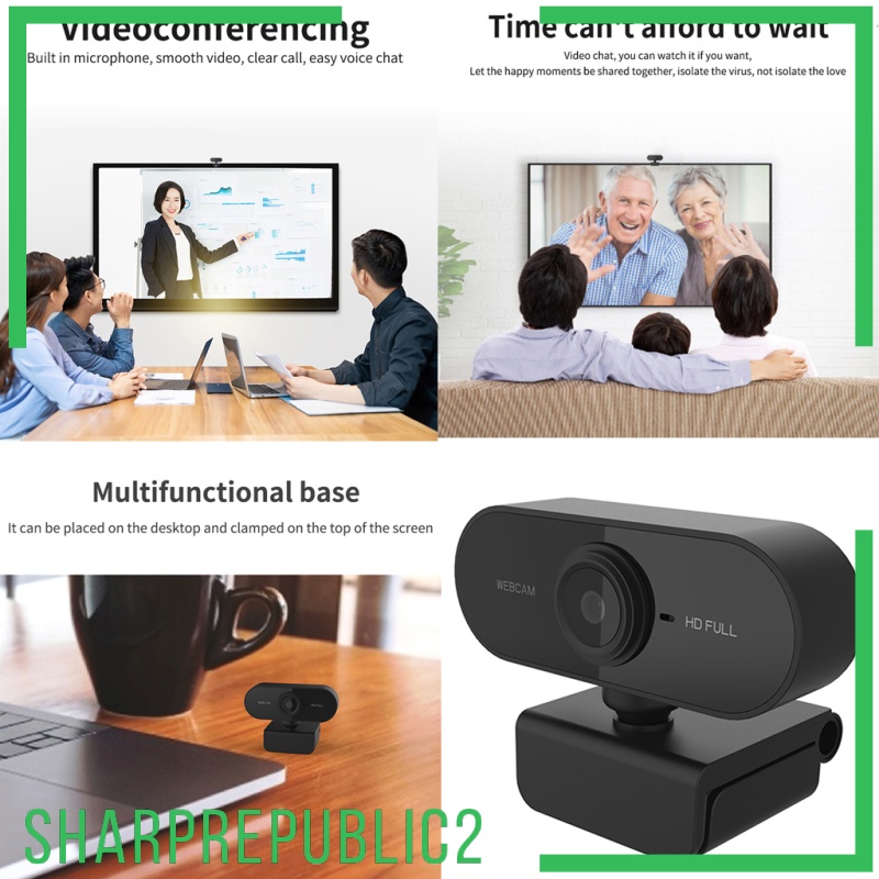 Webcam Thông Minh Sharprepublic2 HD Có Thể Xoay Được | BigBuy360 - bigbuy360.vn