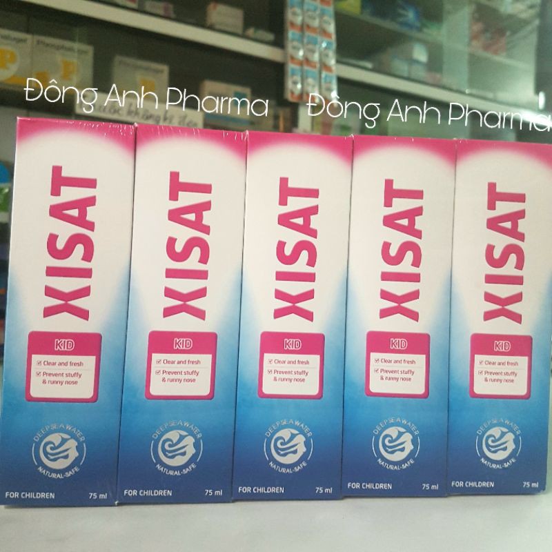 (❣️❣️❣️-5% LN cho quỹ Vacxin) Nước biển sâu Xisat xịt sạch thông mũi cho trẻ - Đông Anh Pharmart