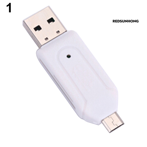 Đầu Đọc Thẻ Nhớ Usb Otg 2 Trong 1 Đa Năng | BigBuy360 - bigbuy360.vn