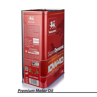 Wolver Super Dynamic 10W40 4L - Nhớt động cơ ô tô