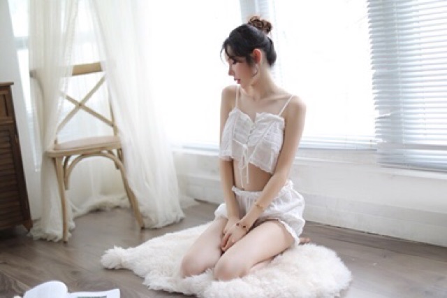 Bộ ngủ sexy KELLY WANG vải thô cao cấp SX181 | BigBuy360 - bigbuy360.vn