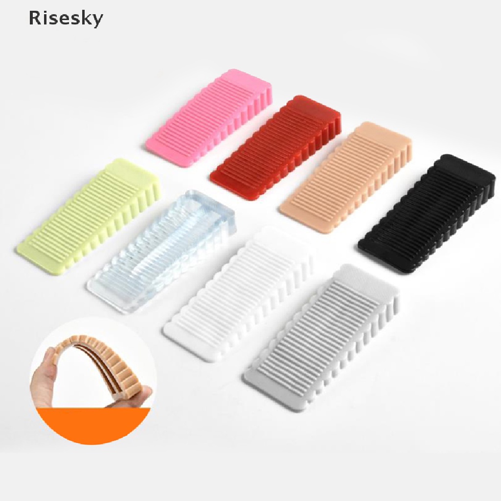 1 Miếng Chặn Cửa Bằng Silicone An Toàn Mới