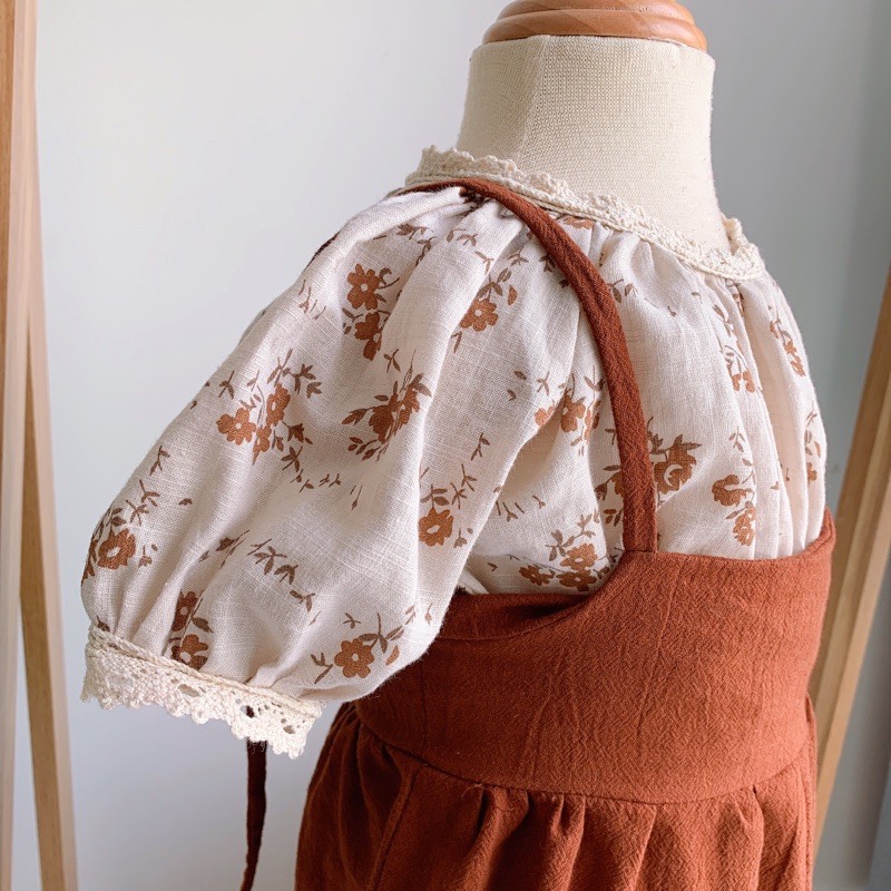 Quần cho bé Phuongboutique Áo yếm bé gái từ 10-20kg